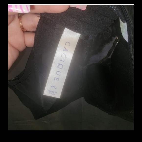 🍁🍂Fan-Lace High-Neck French Balconette Bra 46c - Picture 6 of 6